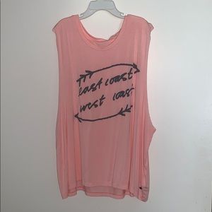 Light pink soft and sexy tank from american eagle